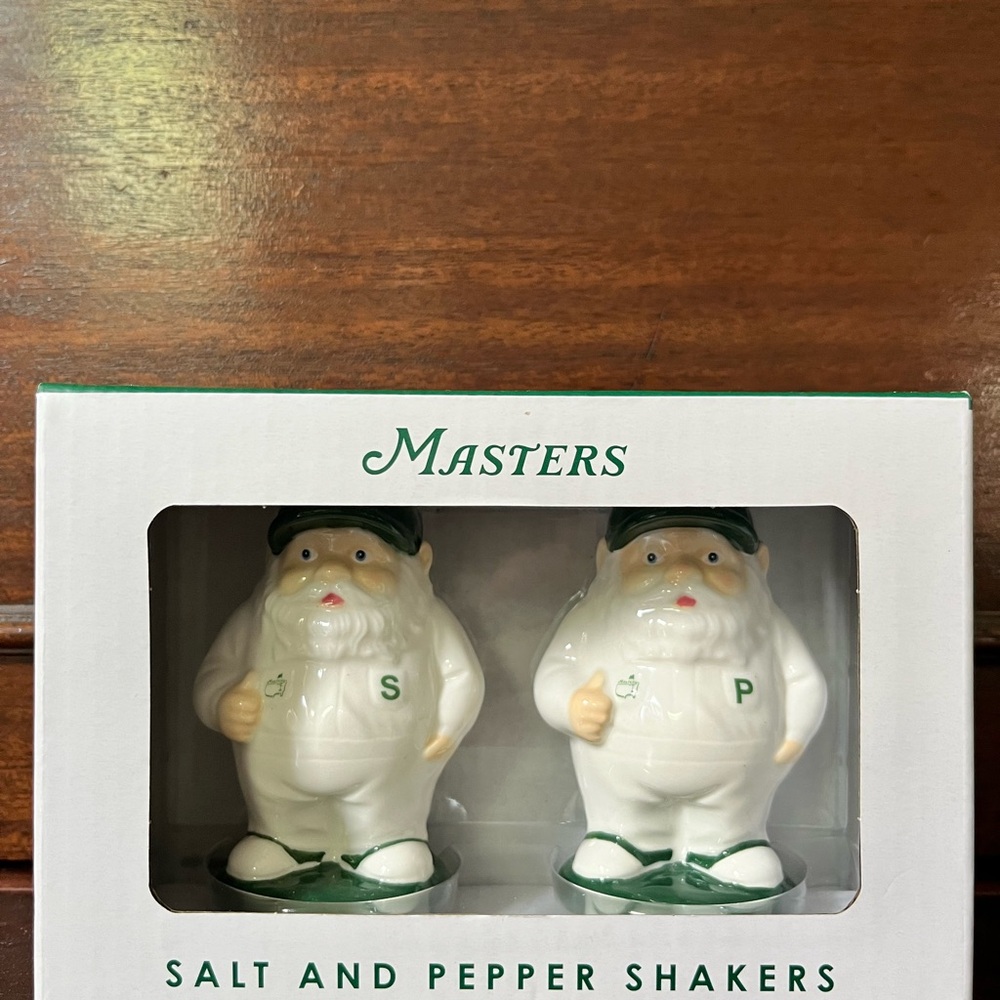 Masters Gnome Caddy Salt and Pepper Shakers